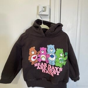 Zara Bears Kids Hoodie - Black